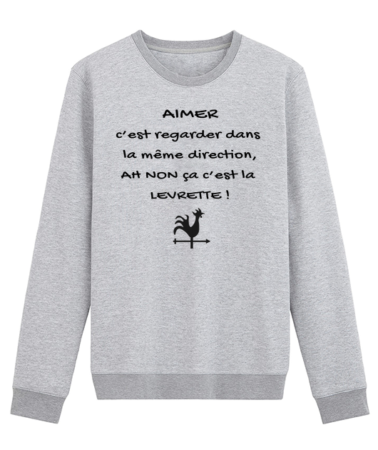 Campagne Aimer C Est Regarder Dans La Meme Direction Ah Non Ca C Est La Levrette French Manchette