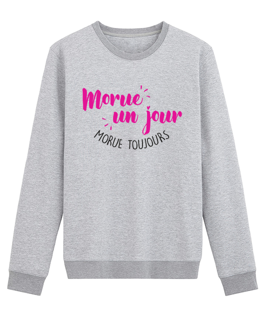 tee shirt morue un jour morue toujours