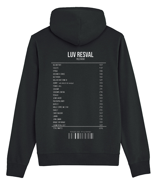 SWEATSHIRT RECEIPT LUV RESVAL (MUSTAFAR) - Vue 2