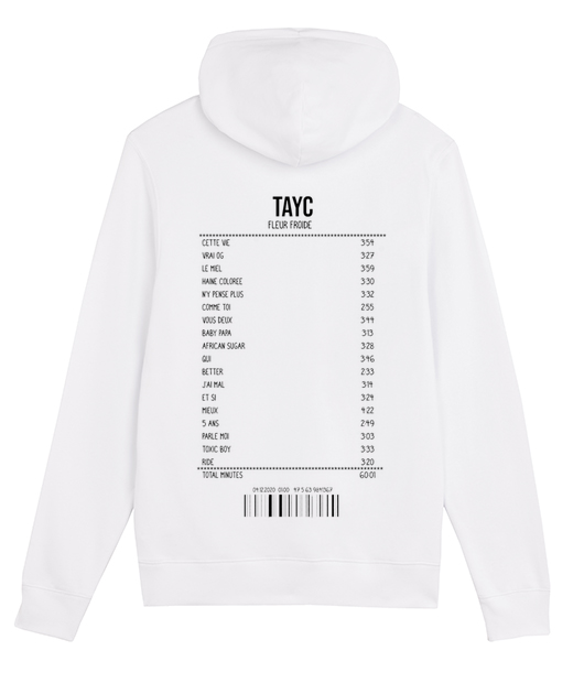 SWEATSHIRT RECEIPT TAYC (FLEUR FROIDE) - Vue 2