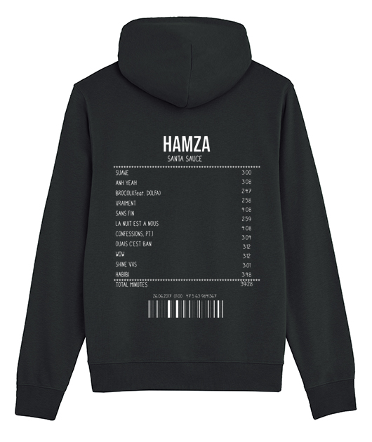 SWEATSHIRT RECEIPT HAMZA (SANTA SAUCE) - Vue 2