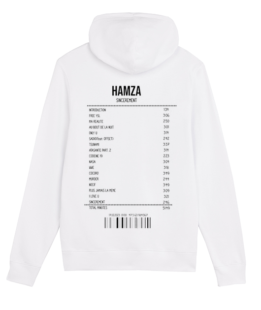 SWEATSHIRT RECEIPT HAMZA (SINCÈREMENT) - Vue 2