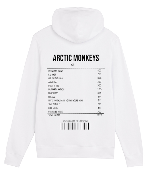 SWEATSHIRT RECEIPT ARTIC MONKEYS (AM) - Vue 2