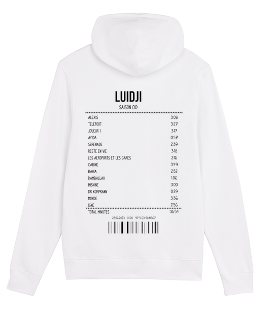 SWEATSHIRT RECEIPT LUIDJI (SAISON 00) - Vue 2