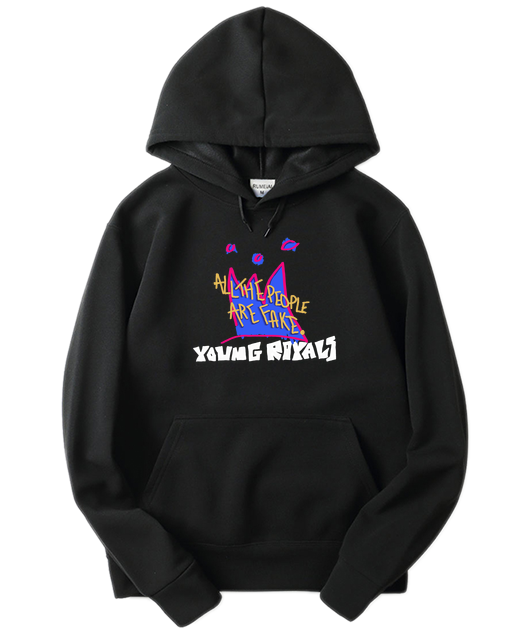 all the people are fake hoodie