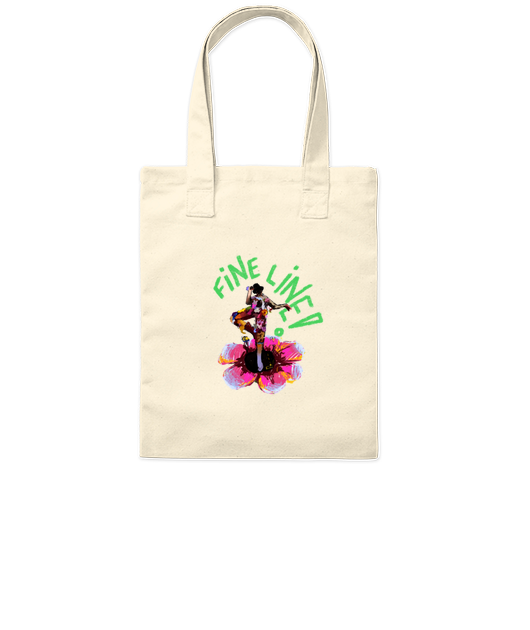 fine line tote bag